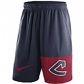 Men's Cleveland Indians Nike Navy Cooperstown Collection Dry Fly Shorts FengYun,baseball caps,new era cap wholesale,wholesale hats